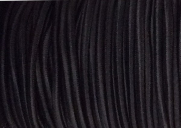elastische Kordel 2,5 mm schwarz