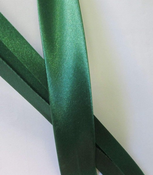 Satinschrägband grün 20 mm