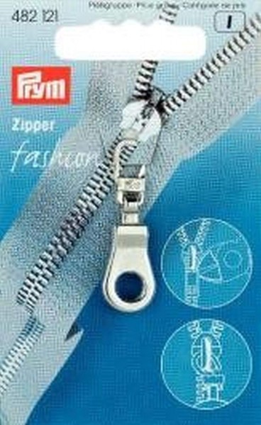 Prym 482 121 Fashion-Zipper Öse silberfarbig
