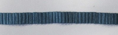 Plissee Borte metallic blau 10 mm