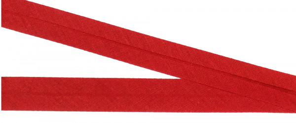 9 m Bw-Schrägband 20 mm rot vorgefalzt