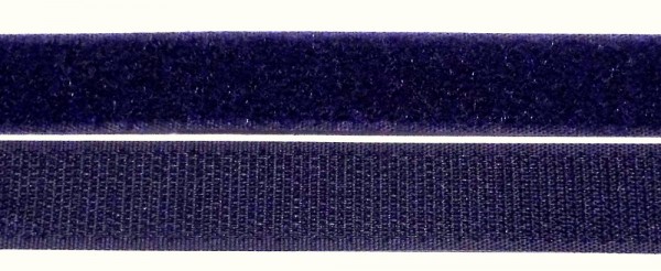 Klettband Haken- und Flauschband 50 mm dunkel blau zum Nähen