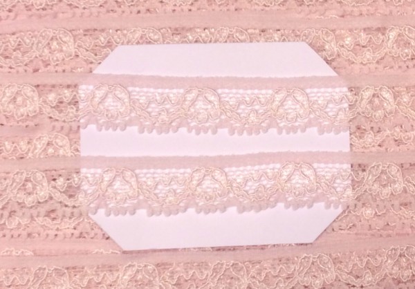 Wäschespitze elastisch rosa 15mm