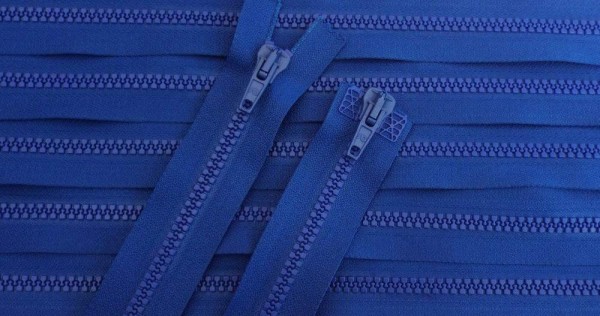RV blau royalblau, 060 cm Kunststoff teilbar 2-Wege Krampe