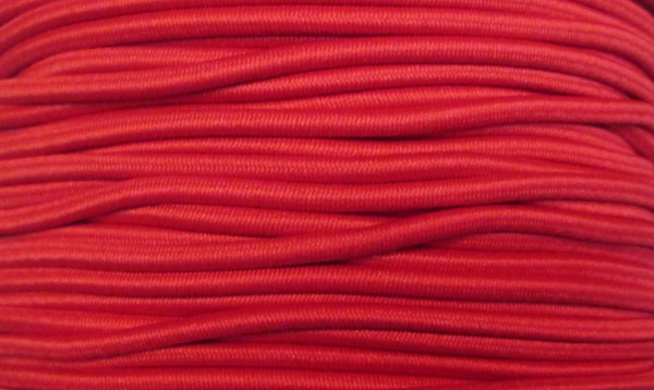 elastische Kordel 2,5 mm rot