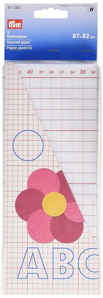 Rasterpapier 87 x 62 cm