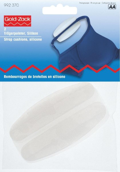 Prym 992370 Trägerpolster Silikon transparent