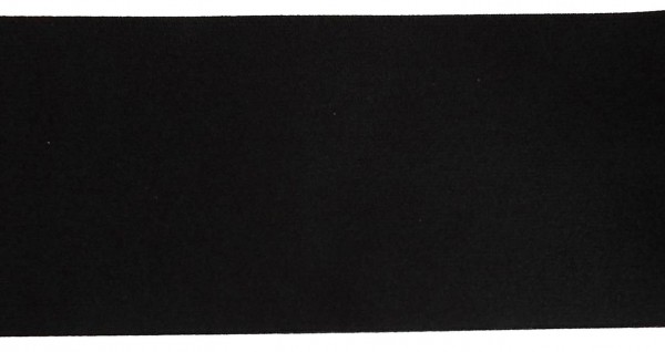 Gummiband 100 mm breit schwarz
