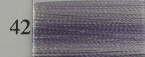 Maschinenstickgarn 1000 m hell violett meliert col. 42 100 % Polyester 40er