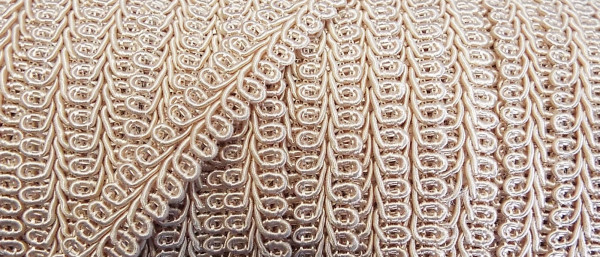 Posamentenborte, 14 mm creme