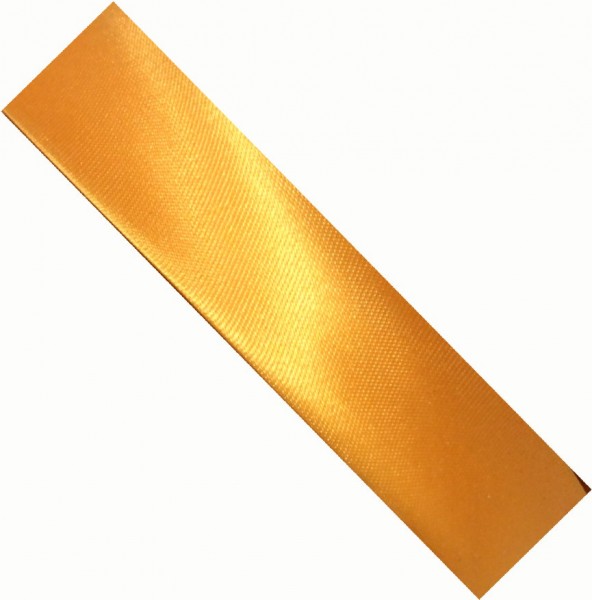 Satinschrägband 20 mm gelb Fa.7053 vorgefalzt