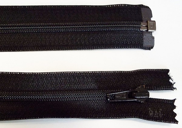 RV schwarz, 143 cm Kunststoff teilbar Spirale