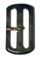 Gürtelschließe Stegbreite 25 mm beige-grau meliert Gürtelschließe Stegbreite 25 mm beige-grau meliert