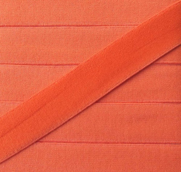 Gummiband 18 mm orangefür Unterwäsche und Dessous