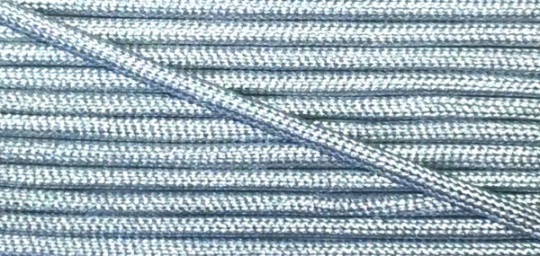 Kordel Polyester 5 mm silber glänzend