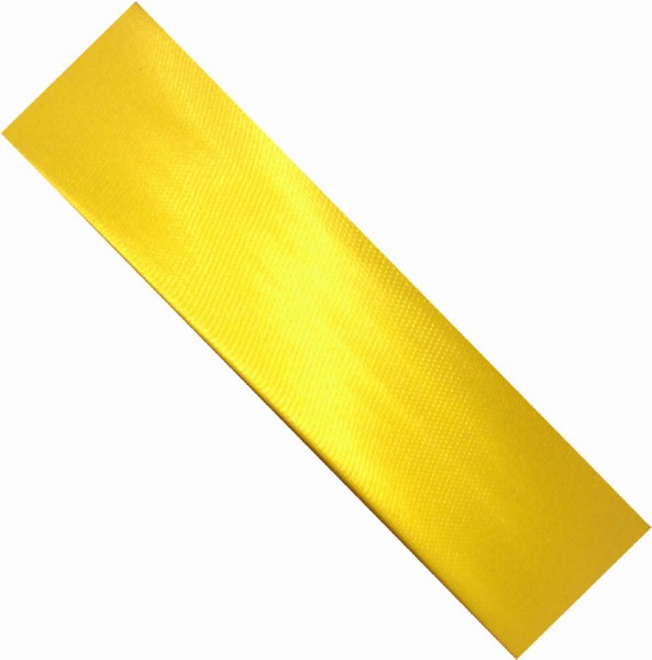 Satinschrägband 20 mm gelb Fa.7051 vorgefalzt