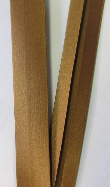 Satinschrägband nougat / braun 20 mm