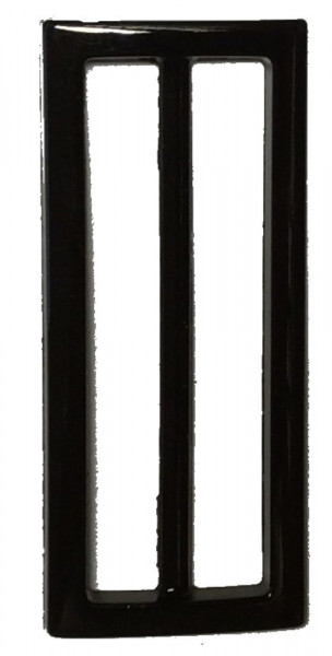 Gürtelschließe Stegbreite 70 mm schwarz ohne Dorn