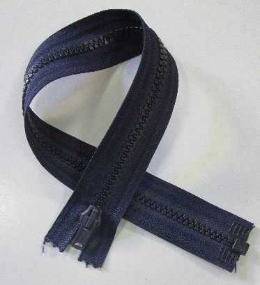 RV blau, 038 cm Kunststoff teilbar Krampe