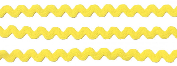 Zackenlitze 8 mm gelb